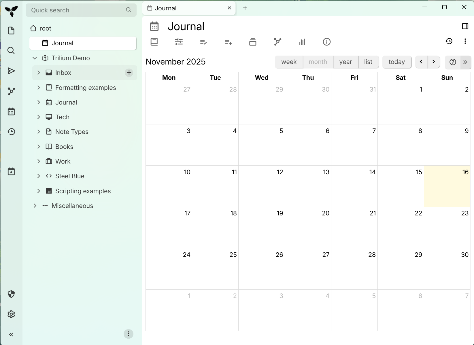 Trilium(开源笔记) v0.99.5 绿色版